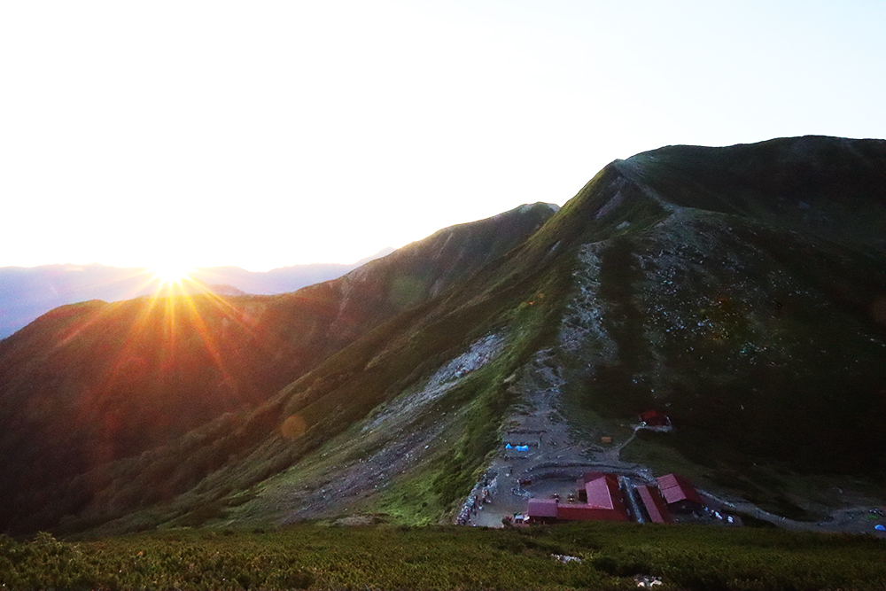 双六小屋(標高2,550m)