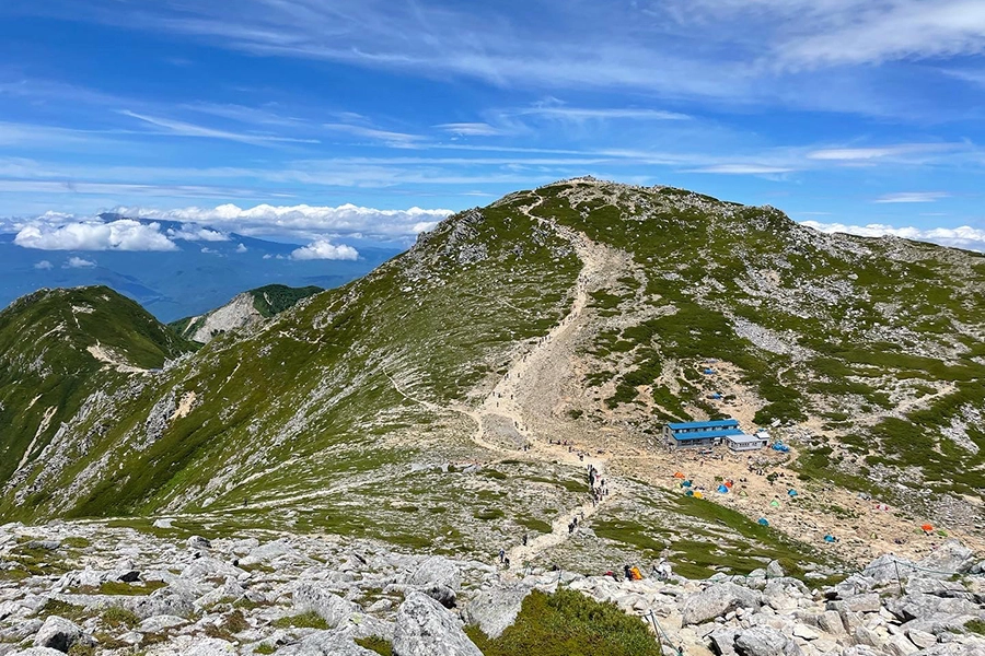木曽駒ヶ岳の山頂