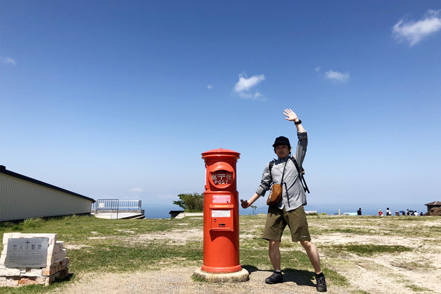 朝熊山上広苑の郵便ポスト｜朝熊山登山